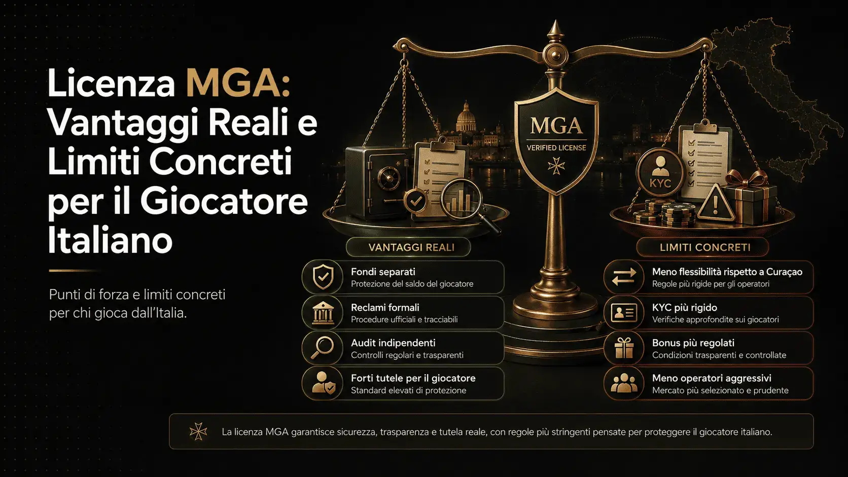 Licenza MGA: Vantaggi Reali e Limiti Concreti per il Giocatore Italiano
