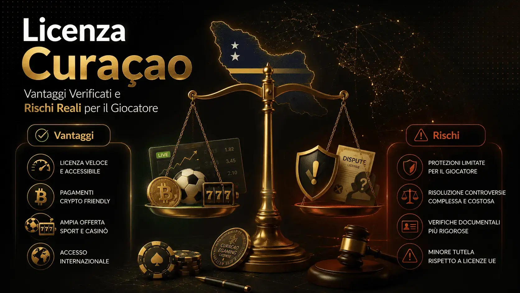 Licenza Curaçao: Vantaggi Verificati e Rischi Reali per il Giocatore