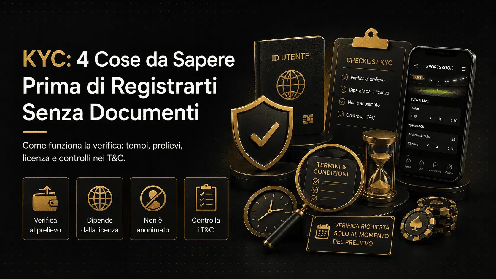 4 Cose da Sapere Prima di Registrarti Senza Documenti